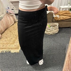 Peppermayo Black Maxi Skirt